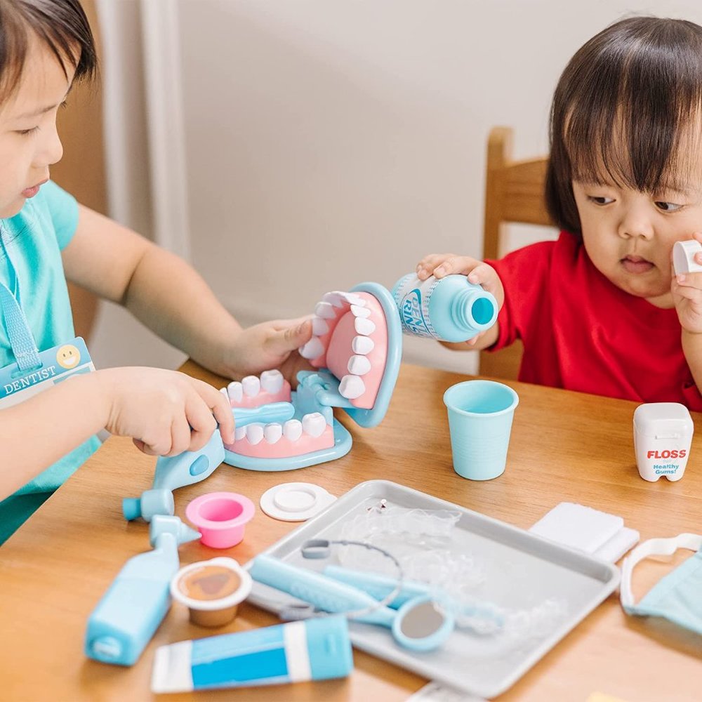 NEW Melissa & Doug Dentist Dental Pretend Play Teeth Set  25-piece  I